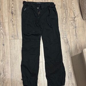 Sanctuary Black Cargo Jogger Pants